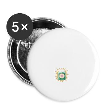 Pot Hoarder Homesteady Citation Confiture Maker Nourriture - Lot de 5 grands badges (56 mm) - blanc - Devant