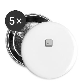 FML-Tastaturtaste - Buttons groß 56 mm (5er Pack) - Weiß - Vorne
