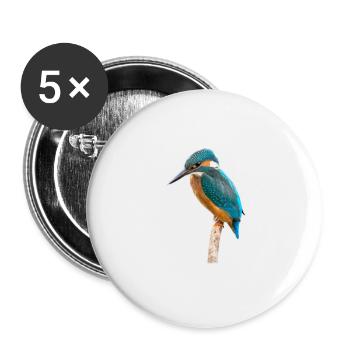Kingfisher - Kingfisher - Buttons large 2.2''/56 mm (5-pack) - white - Front