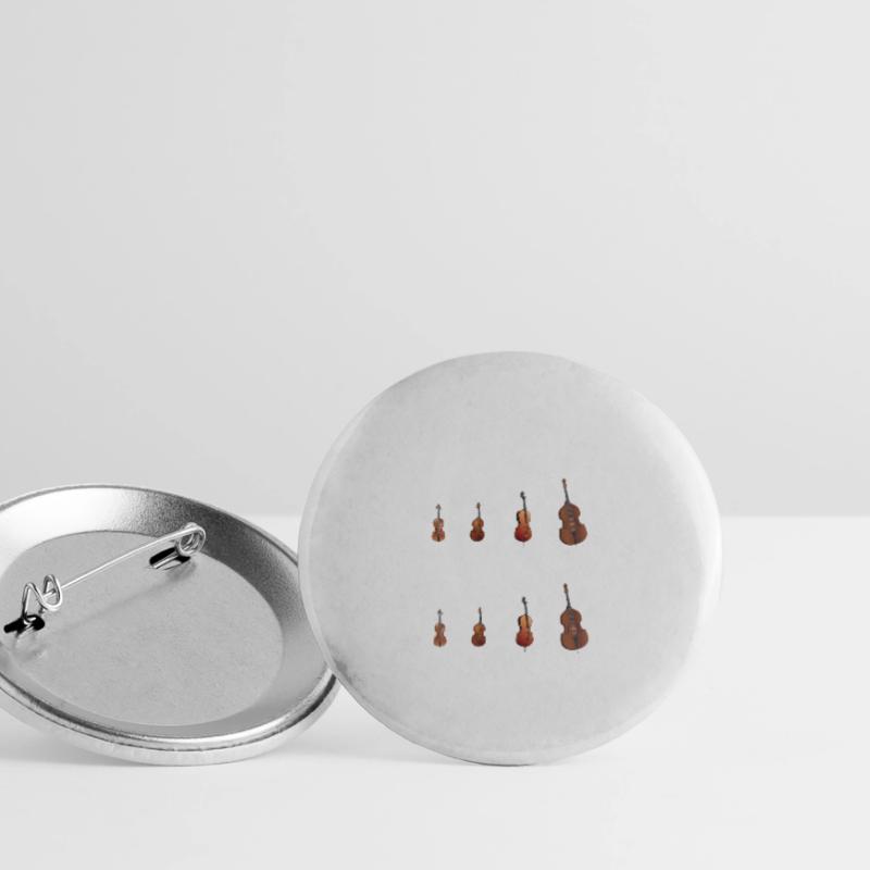 String Section-Stadt Dirigent Geschenk Buttons groß 56 mm (5er Pack)