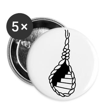 Knitting stairs - Buttons large 2.2''/56 mm (5-pack) - white - Front
