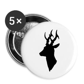Roe - Buttons large 2.2''/56 mm (5-pack) - white - Front