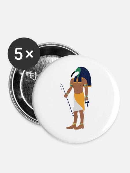 Thoth - Buttons groß 56 mm (5er Pack) - Weiß