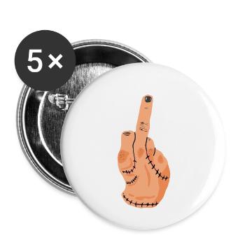 The thing - Buttons large 2.2''/56 mm (5-pack) - white - Front