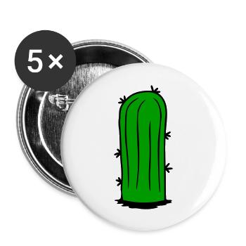 Cactus Spines Desert Cacti Cool Cacti - Buttons large 2.2''/56 mm (5-pack) - white - Front