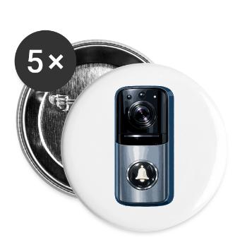 Smart Doorbell Lens - Buttons groß 56 mm (5er Pack) - Weiß - Vorne