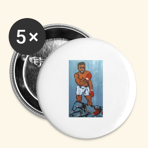 Ready to fight ! - Lot de 5 grands badges (56 mm)