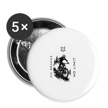 Sin frenos, sin límite - Paquete de 5 chapas grandes (56 mm)