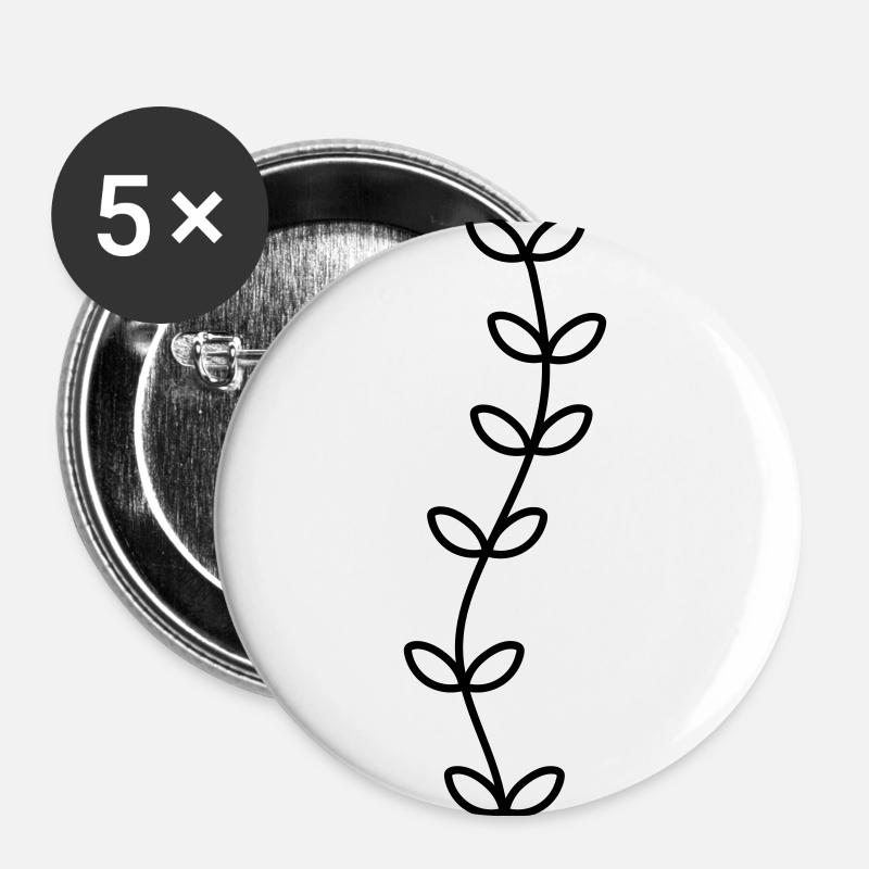 plant - Buttons large 2.2''/56 mm (5-pack) - white