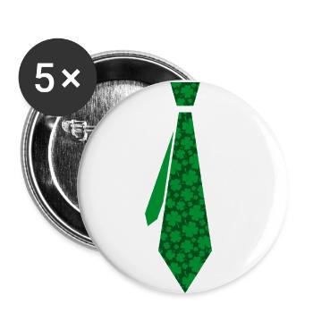 Tie Kleblatt - Buttons large 2.2''/56 mm (5-pack) - white - Front