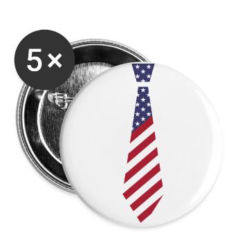 Tie USA - Buttons large 2.2''/56 mm (5-pack) - white - Front