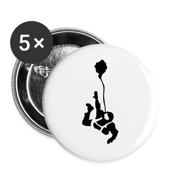 fallschirm_3 - Buttons large 2.2''/56 mm (5-pack) - white - Front