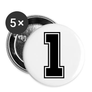 1__f1 - Buttons groß 56 mm (5er Pack) - Weiß - Vorne