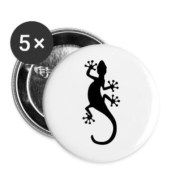 gecko - Buttons large 2.2''/56 mm (5-pack) - white - Front