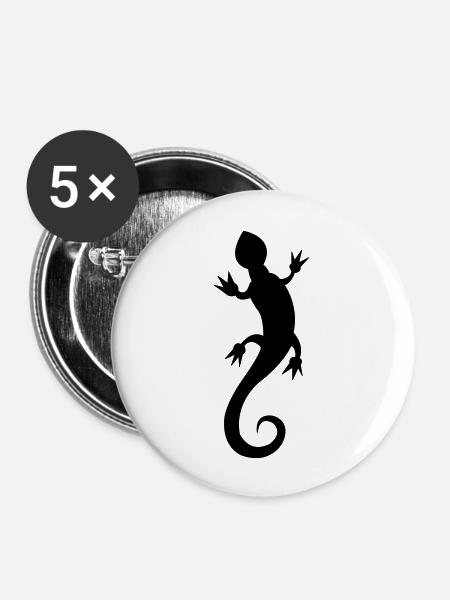 salamander - Buttons groß 56 mm (5er Pack) - Weiß
