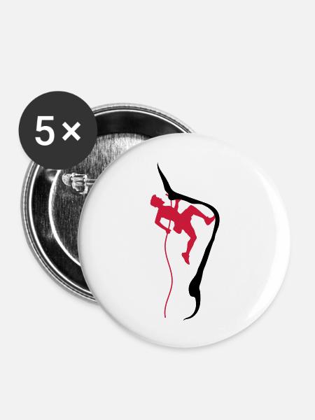 Climbing rope climber - Buttons large 2.2''/56 mm (5-pack) - white