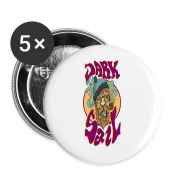Ds - Buttons groß 56 mm (5er Pack) - Weiß - Vorne