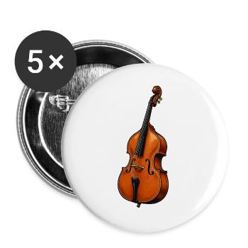 Contrabass - Buttons large 2.2''/56 mm (5-pack) - white - Front