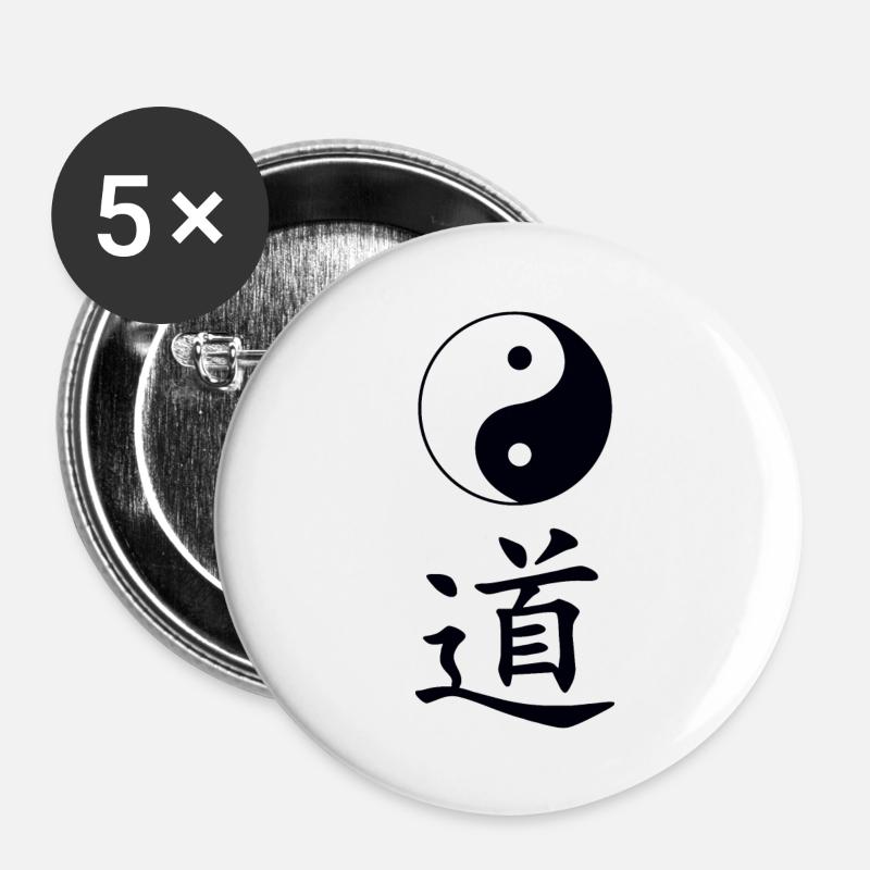 tao dao - Buttons large 2.2''/56 mm (5-pack) - white