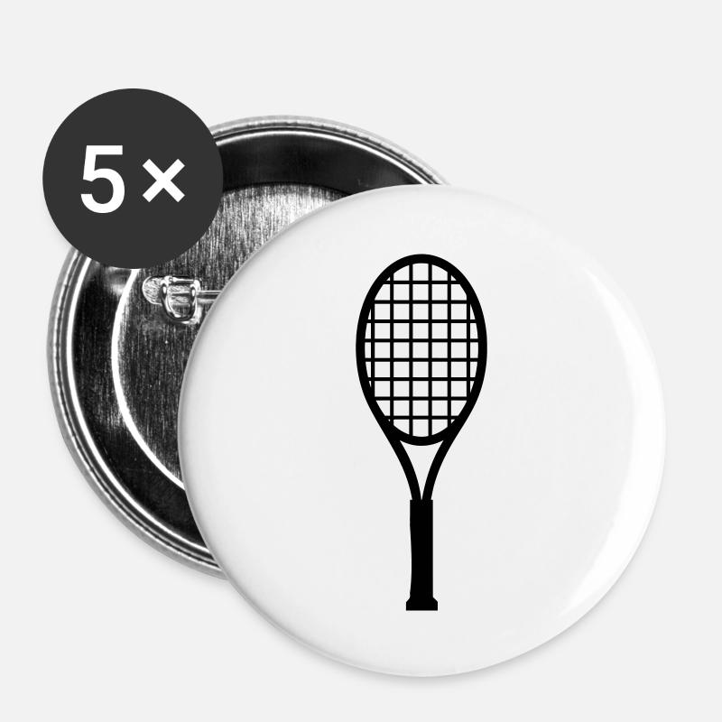 Tennis - Buttons large 2.2''/56 mm (5-pack) - white