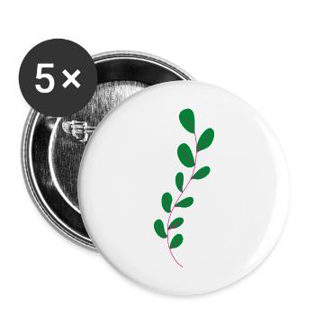 Flower Flower Plant - Buttons large 2.2''/56 mm (5-pack) - white - Front