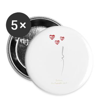 Bretagne - Bretonne + Kalon - Lot de 5 grands badges (56 mm) - blanc - Devant