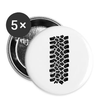Offroad Reifenprofil 4x4 Mud Track - Buttons groß 56 mm (5er Pack) - Weiß - Vorne