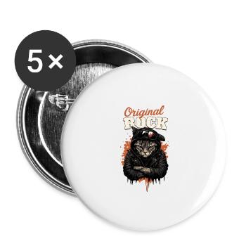 Cool hangover - Buttons large 2.2''/56 mm (5-pack) - white - Front
