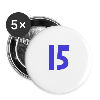 ALLES GUTE ZUM GEBURTSTAG. ALLES GUTE ZUM GEBURTSTAG. JAHRESTAG. - Buttons groß 56 mm (5er Pack) - Weiß - Vorne