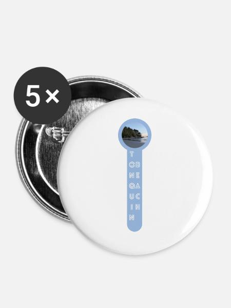 Tonquin Beach 2 - Buttons large 2.2''/56 mm (5-pack) - white