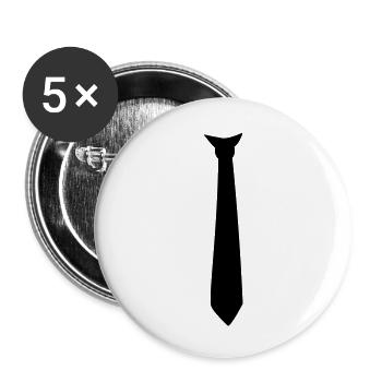 bow_tie_f1 - Buttons groß 56 mm (5er Pack) - Weiß - Vorne