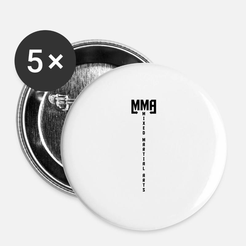MMA - Buttons large 2.2''/56 mm (5-pack) - white