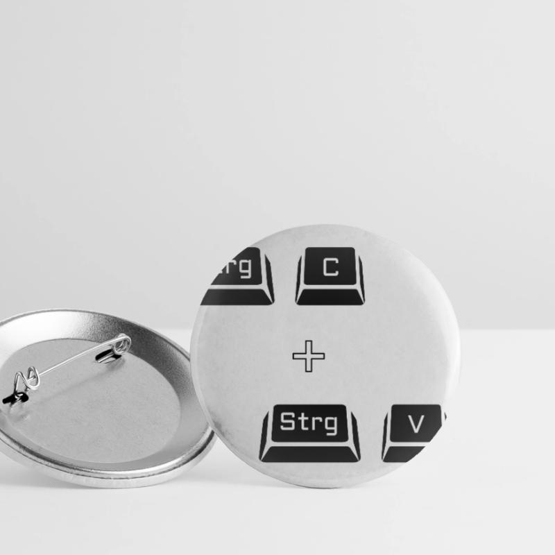 Ctrl c Ctrl v Clavier Ordinateur Copier Cadeau Lot de 5 grands badges (56 mm)