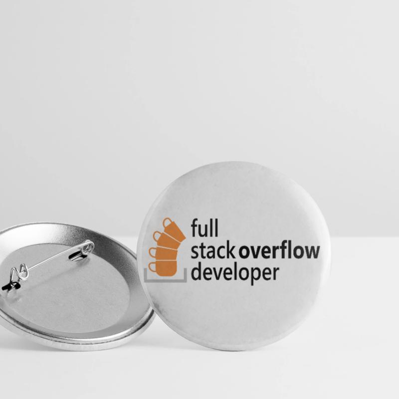 Full stack developer Buttons large 2.2''/56 mm (5-pack)
