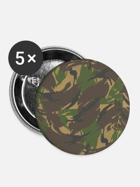 Dutch camouflage - Buttons large 2.2''/56 mm (5-pack) - white