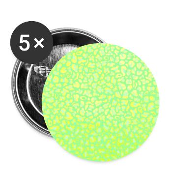 Leopard Pattern | Leopard Print | African Animal - Buttons large 2.2''/56 mm (5-pack) - white - Front