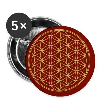 Flower of Life - Solo 3 Poster - Buttons large 2.2''/56 mm (5-pack) - white - Front