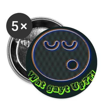 Wat gayt Up??! - Image - 2023 - Buttons large 2.2''/56 mm (5-pack) - white - Front