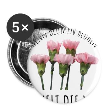 Beste Freunde FREUND Kumpel Kumpels - Buttons groß 56 mm (5er Pack) - Weiß - Vorne