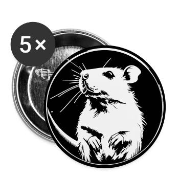 mouse - Buttons large 2.2''/56 mm (5-pack) - white - Front