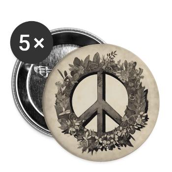 Global Harmony - Buttons large 2.2''/56 mm (5-pack) - white - Front
