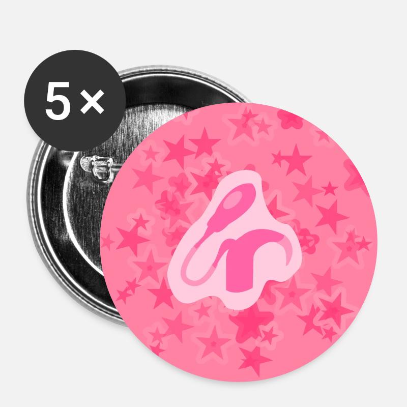 Disability Isn’t Inability – Button mit Hörgerät & - Buttons groß 56 mm (5er Pack) - Weiß