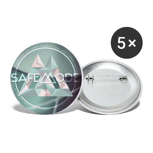Safemode - Make A Difference Tour - Pins - Stora knappar 56 mm (5-pack)
