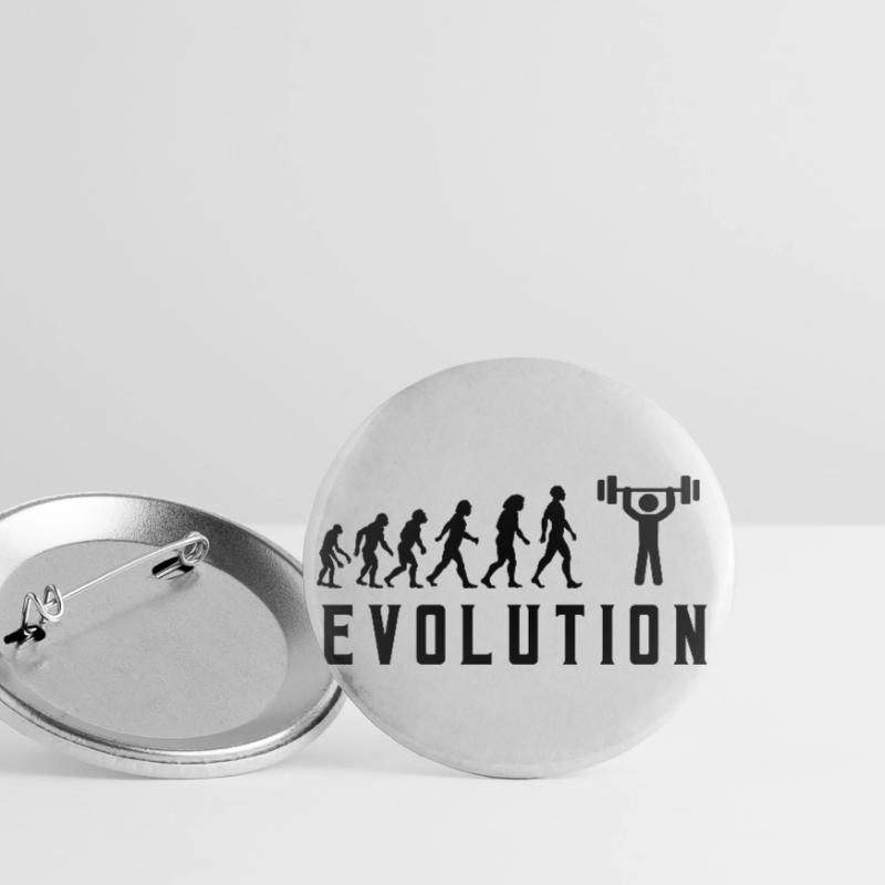 Evolution Bodybuliding Évolution de Lot de 5 grands badges (56 mm)