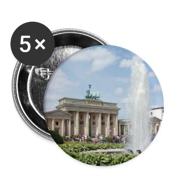 Brandenburger Tor - Buttons groß 56 mm (5er Pack) - Weiß - Vorne