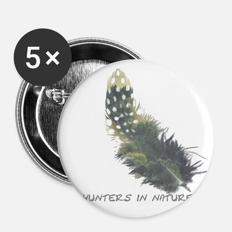 Skyhunter pen - Buttons large 2.2''/56 mm (5-pack) - white