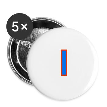 HAPPY BIRTHDAY. HAPPY BIRTHDAY. ANNIVERSARY. - Buttons large 2.2''/56 mm (5-pack) - white - Front