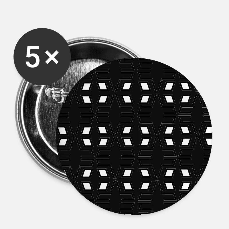 New-Hole-type - Buttons large 2.2''/56 mm (5-pack) - white