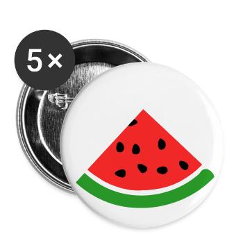 THIS IS NOT A WATERMELON - Buttons groß 56 mm (5er Pack) - Weiß - Vorne