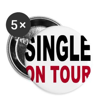 Single - Buttons groß 56 mm (5er Pack) - Weiß - Vorne